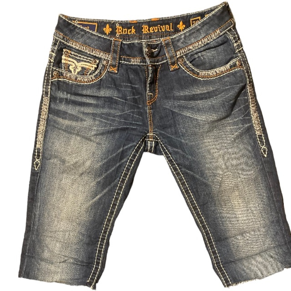 Rock Revival jean capri’s size 28